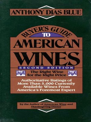 cover image of Buyer's Guide to American Wines